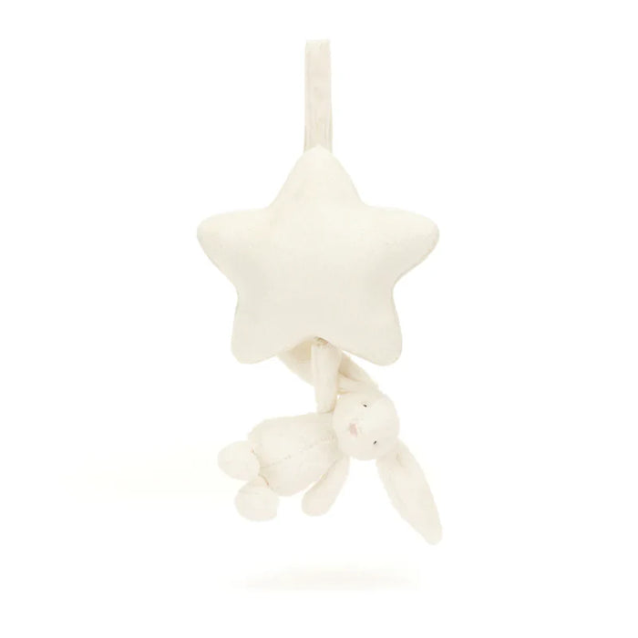 Bushful Cream Bunny Musical Pull