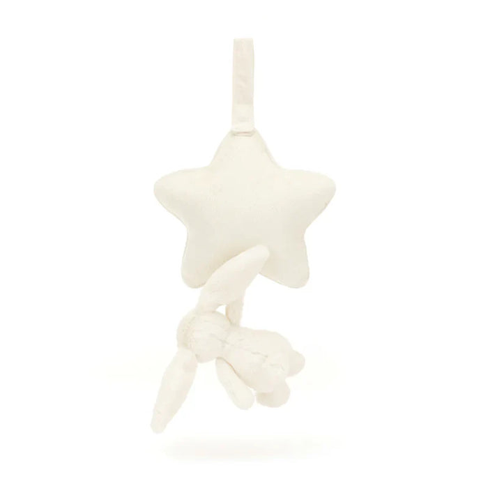 Bushful Cream Bunny Musical Pull