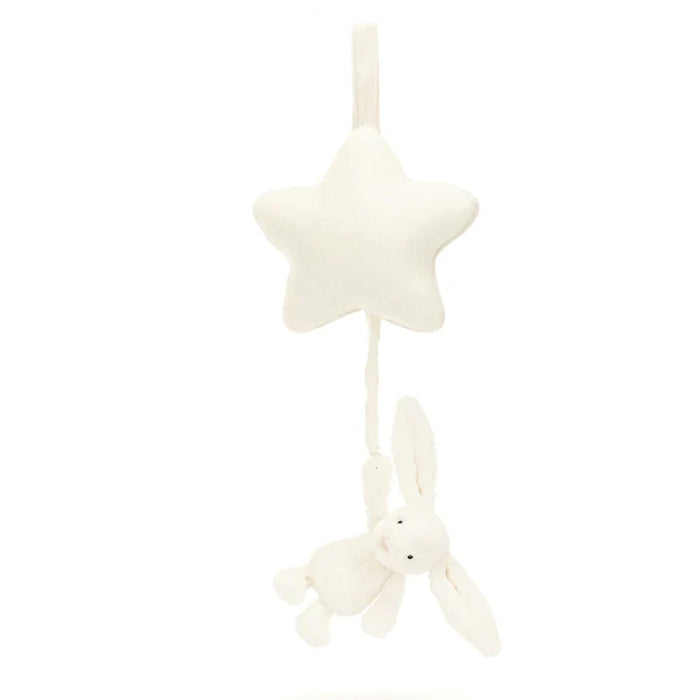 Bushful Cream Bunny Musical Pull