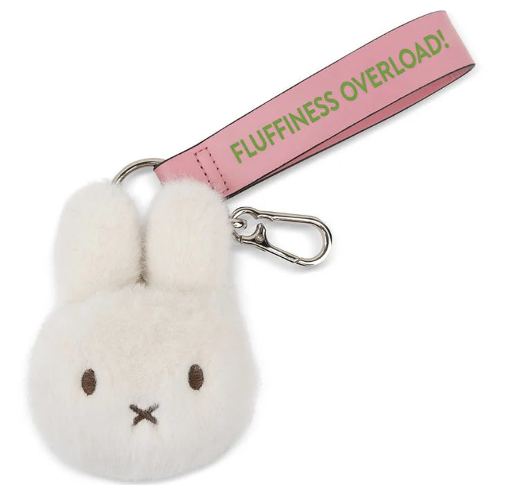 Bag Charm Plush MIFFY FUZZY ECO Offwhite 4.5"