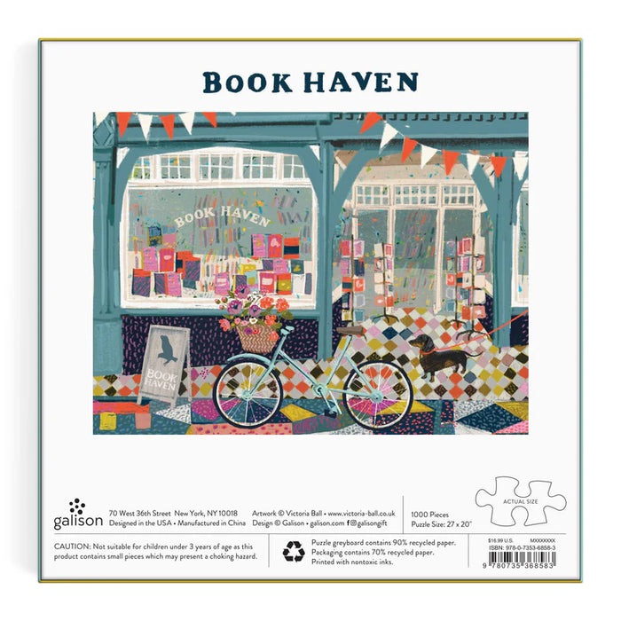 Book Haven 1000 Piece Puzzle