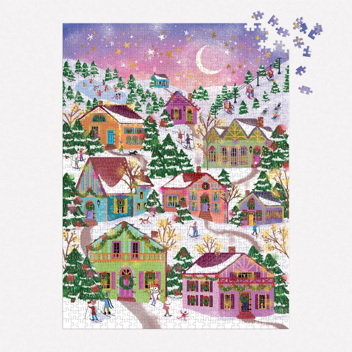 Joy Laforme Snowcap Village - 1000pc Jigsaw Puzzle