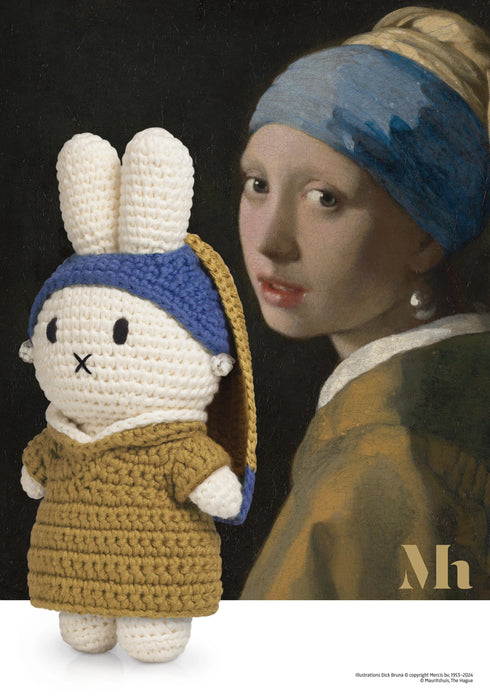 Miffy in Girl with a Pearl Earring dress