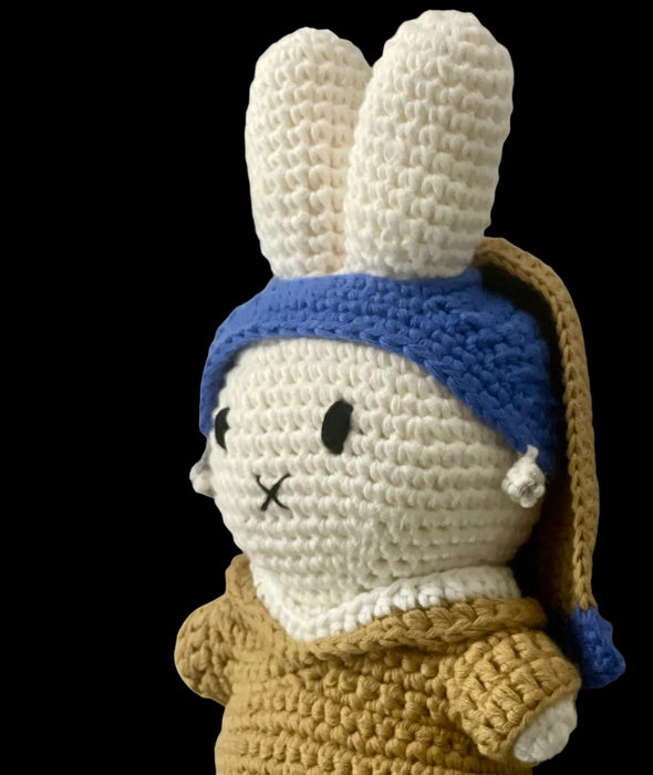 Miffy in Girl with a Pearl Earring dress