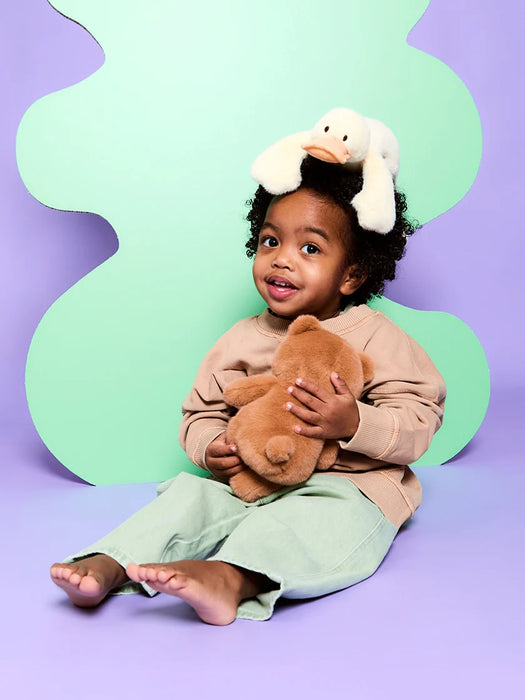 Plush BT CHAPS DEEDEE DUCK
YELLOW ECO Yellow 13"