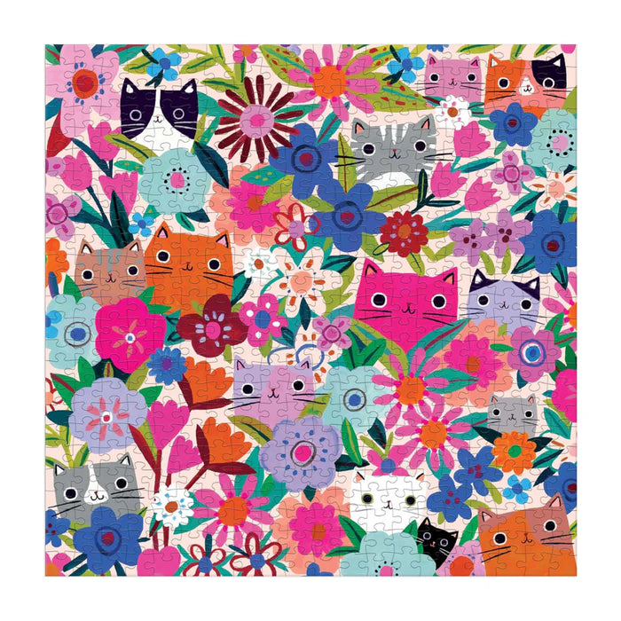 Blooming Cats 500 Piece Puzzle