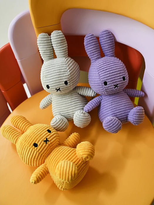 Miffy ECO Corduroy Plush Lilac
