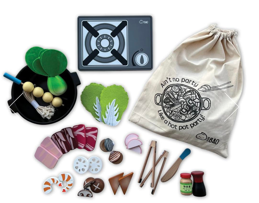 Wooden and Magnetic Hot Pot Toy Set