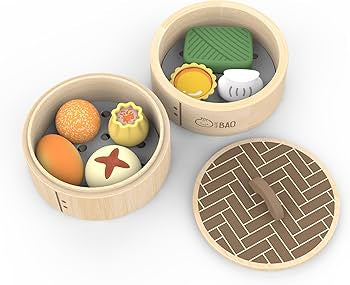 Wooden Dim Sum Toy Set