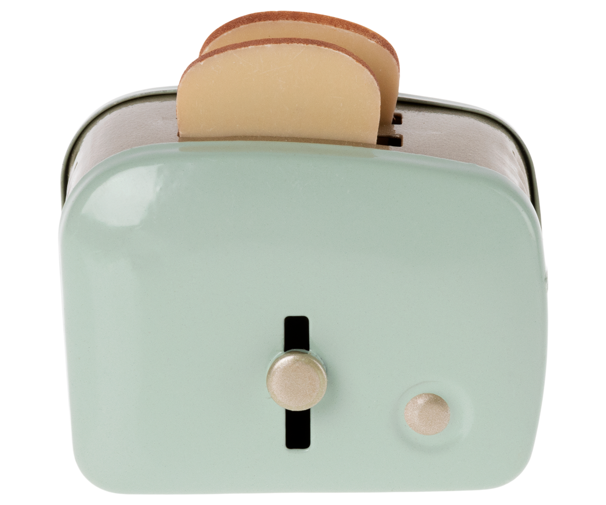 Miniature Toaster & Bread, Mint — little dinosaur kids boutique