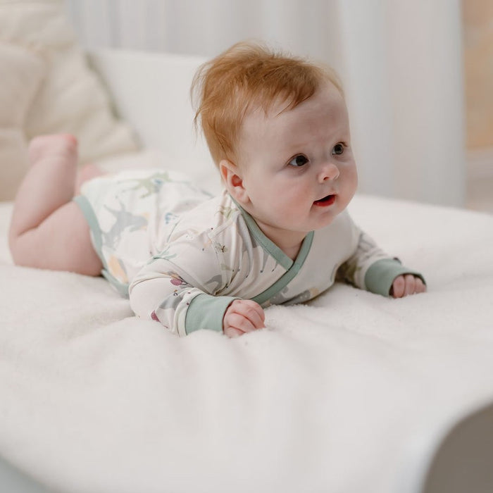 Long Sleeve Kimono Onesie Pony Express 3-6M