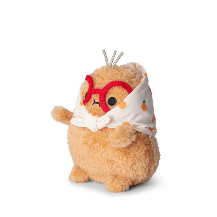 Orange Grandma Ricespud Mini Sitting Plush Toy