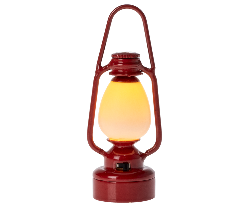 Vintage lantern, Mouse - Red
