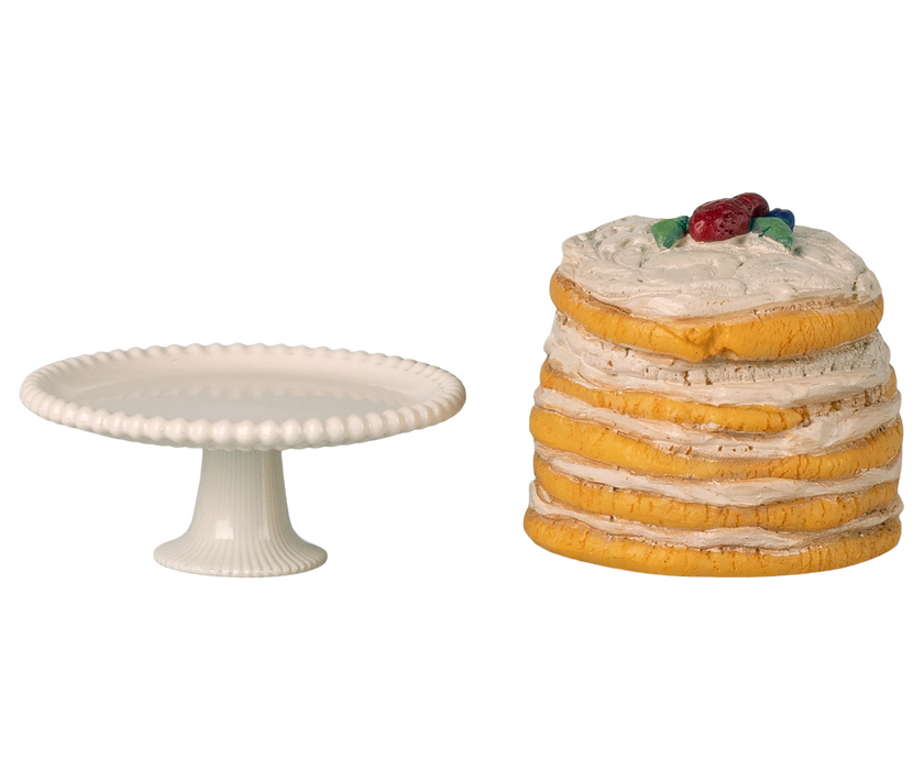 Party cake and cake stand, Mouse