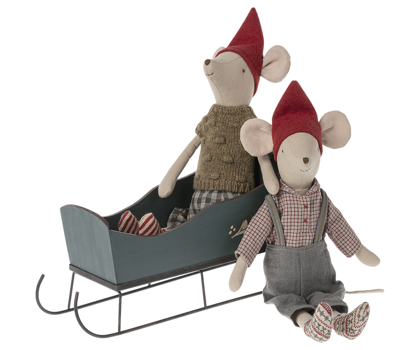 Sleigh, Medium - Green