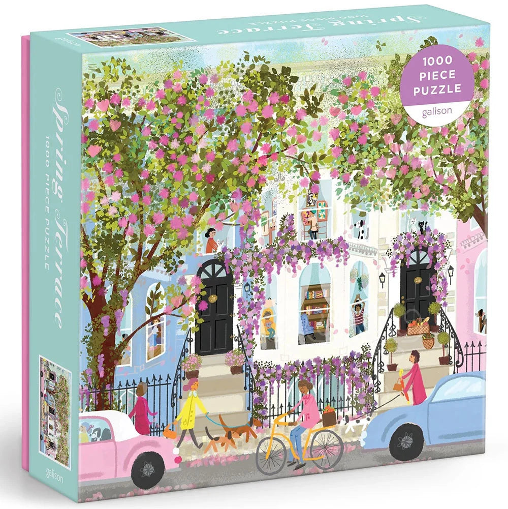 Spring Terrace 1000 Piece Puzzle — little dinosaur kids boutique