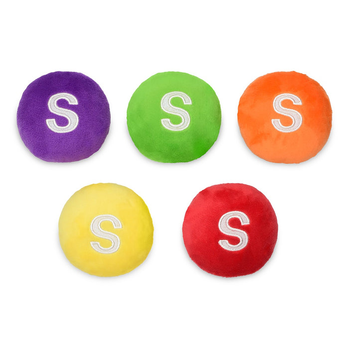 Skittles Packaging Fleece Plush Red