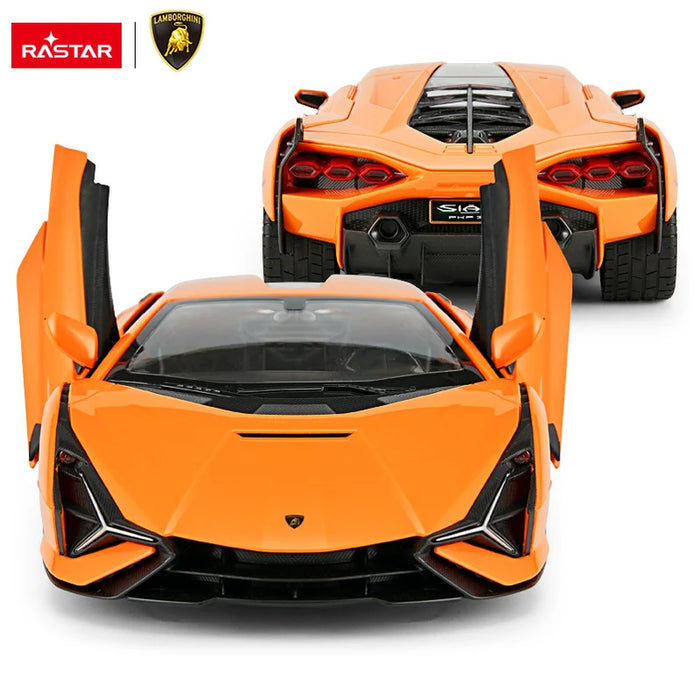 Lamborghini SIAN FKP 37 RC Car 1/14 Scale Licensed Remote Control Toy Car with Open Doors and Working Lights by Rastar