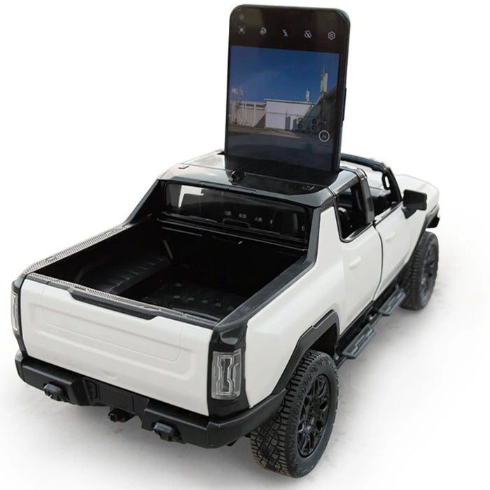 GMC Hummer EV RC Car 1/16 Scale Licensed Remote Control Toy Car with Open Doors, Working Lights, Phone Holder and Crab Walking Mode by Rastar
