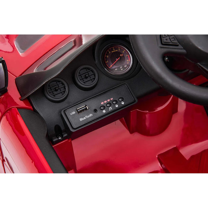 Mercedes-Benz AMG GTR 12V Ride on Car with Remote Control, Licensed Red