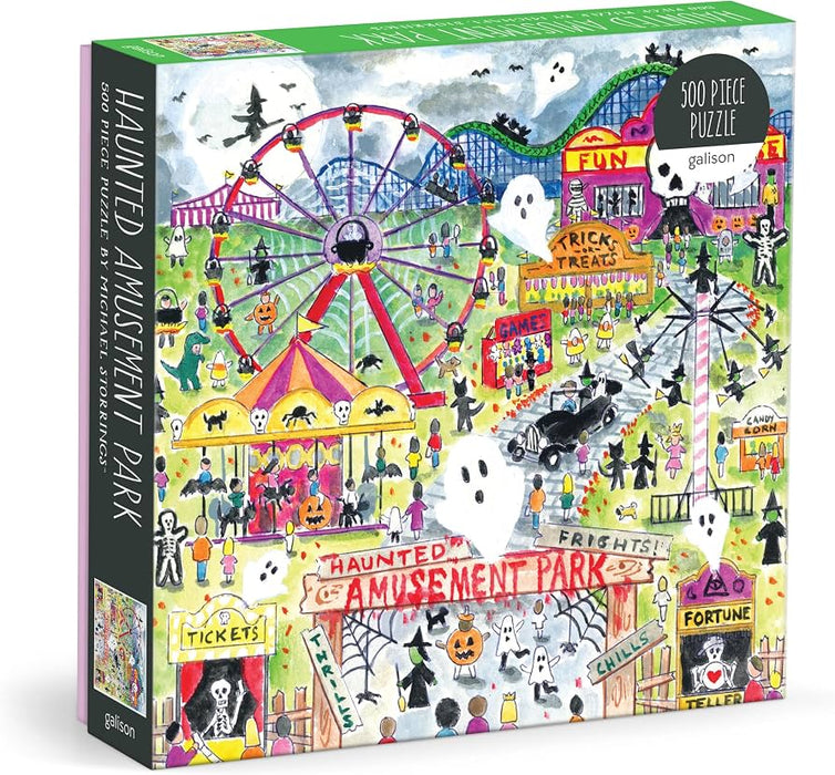 Haunted Amusement Park 500 Piece Puzzle