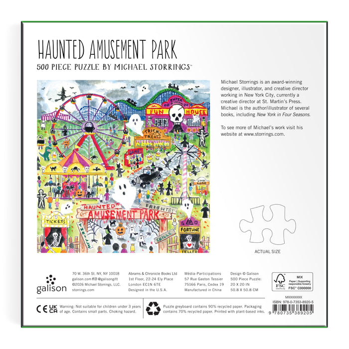 Haunted Amusement Park 500 Piece Puzzle