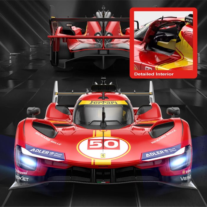 Ferrari 499P RC Car 1/14 Scale Licensed Remote Control Toy Car by Rastar