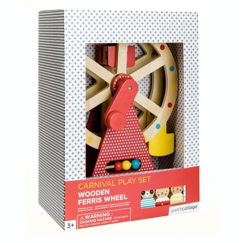 Carnival Play Set Wooden Ferris Wheel