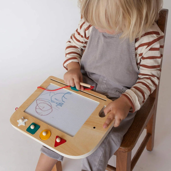 Doodle + Draw Elephant Wooden Magic Drawing Board