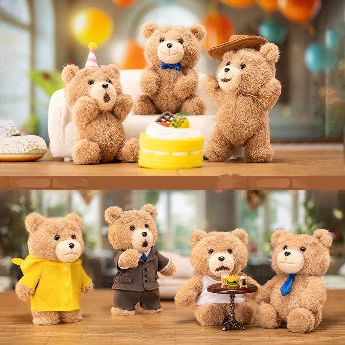 Ted2 Teddy Bear Action Plush Pendant Series