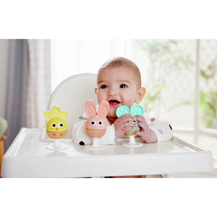 Cheery Critter Rattle Trio