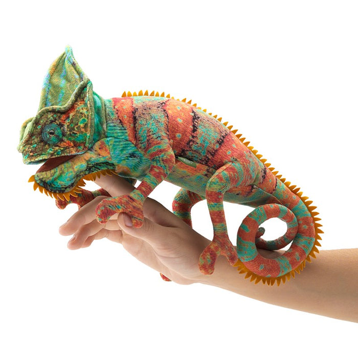 SMALL Chameleon Puppet