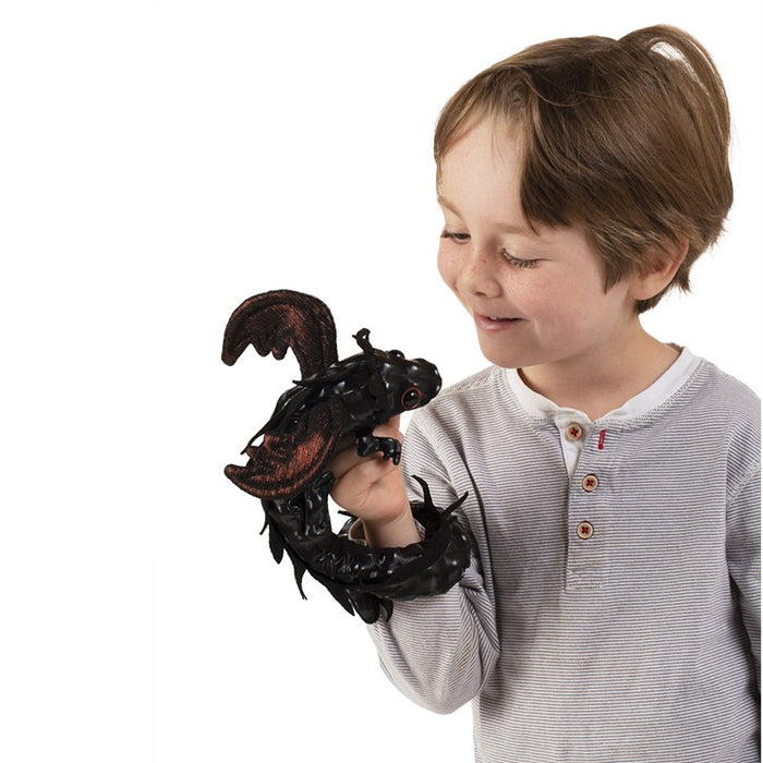 Dragon Wristlet MIDNIGHT Puppet