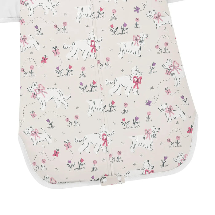 Doggie Meadow Organic Cotton Swaddle Sleep Bag 1.0 TOG 0-6M