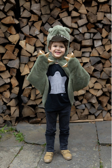 Green T-Rex Cuddle Cape 5-6Y