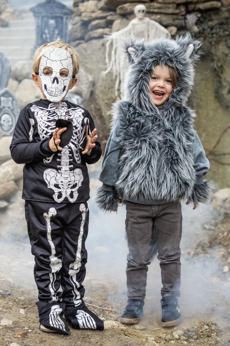 Big Bad Wolf Vest with Gloves 5-6Y