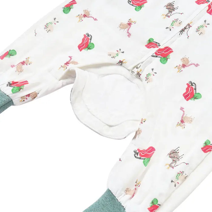 Bamboo Jersey Long Sleeve Footed Sleep Bag | 2.5 TOG (3-4T)