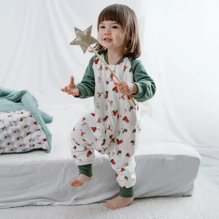 Bamboo Jersey Long Sleeve Footed Sleep Bag | 2.5 TOG (6-18M)