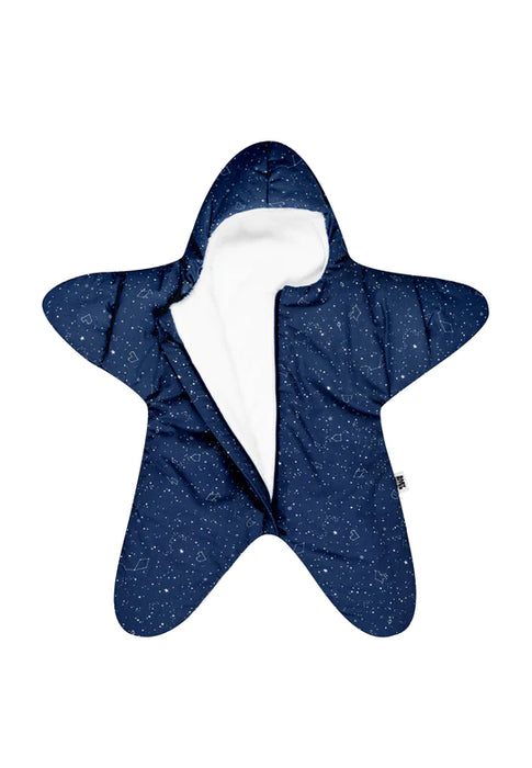 Star Overall for babies - Constellation pattern - Blue Navy ( Winter )
