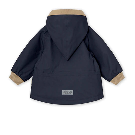 WAI FLEECE LINED SPRING JACKET. GRS-Ombre Blue