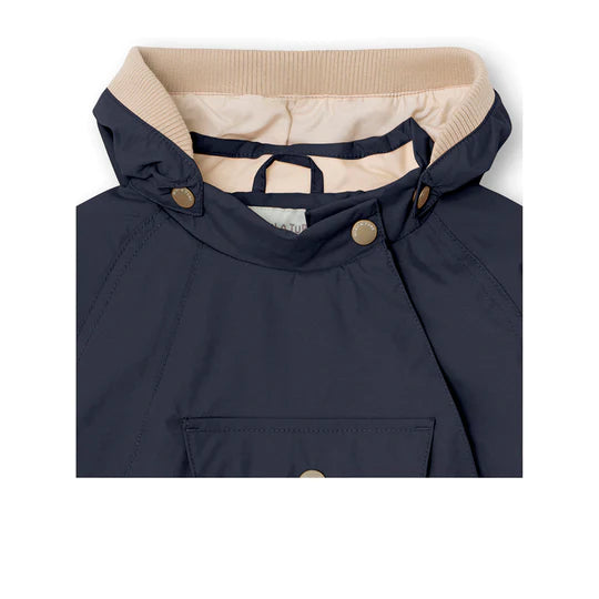 WAI FLEECE LINED SPRING JACKET. GRS-Ombre Blue