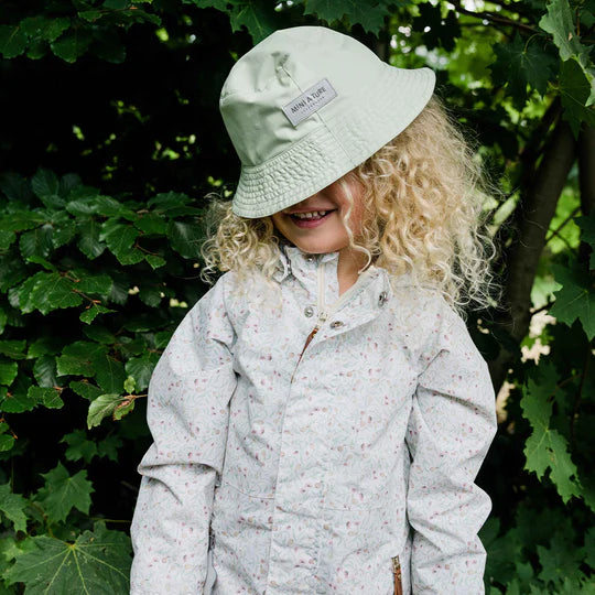 VIKAYA FLEECE LINED PRINTED SPRING JACKET. GRS-PRINT Summer Pear