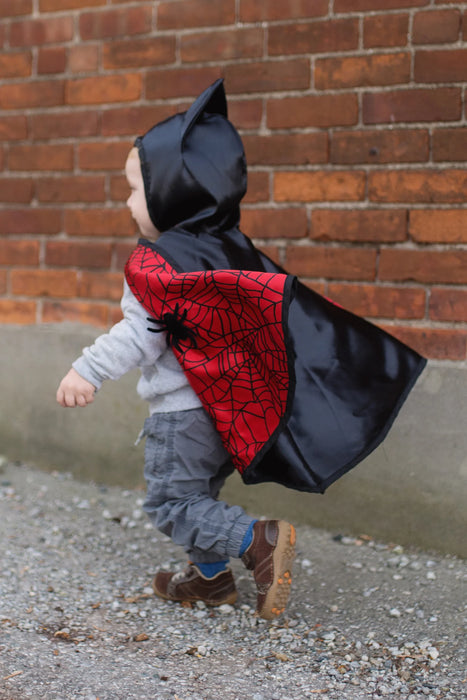 Baby Reversible Spider Bat Cape 2-3Y