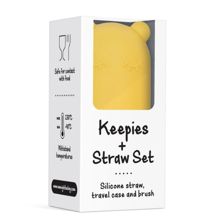 Keepie + Straw Set -Yellow