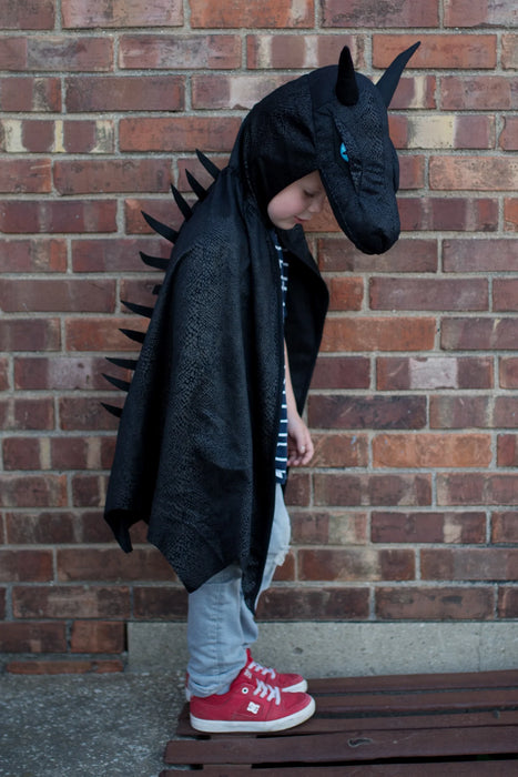 Midnight Dragon Cape 5-6Y