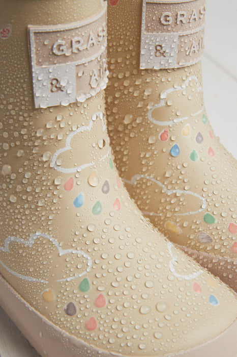 Stone Colour-Changing Kids Winter Wellies