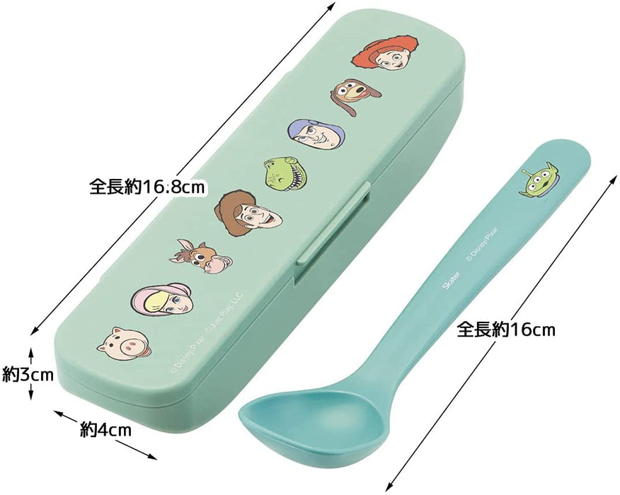 Antibacterial Soup Spoon, Case Set, Disney, Toy Story, Made in Japan
