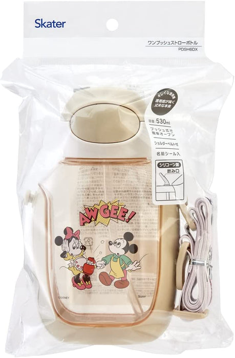 Water Bottle with Straw 530 ml Mickey Mouse & Friends
