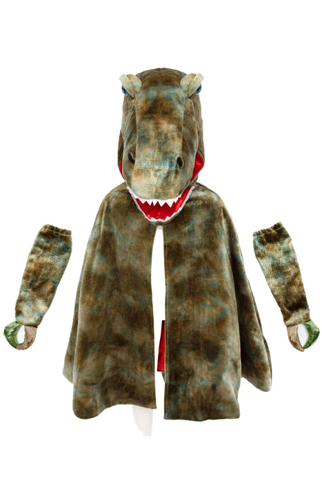 Great Pretenders T-Rex Hooded Cape 4-6Y
