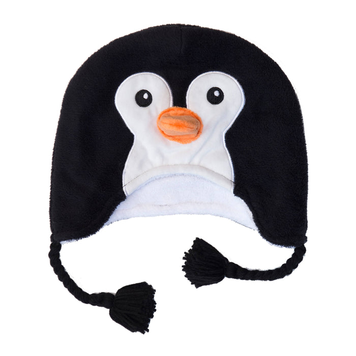 Kids UPF50+ Winter Hat - Snowman/Penguin